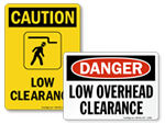 Low Clearance Signs