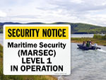 Maritime Security Signs