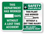 Mark a Day™ Safety Scoreboards