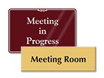 Meeting Room Signs