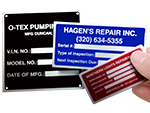 Metal Nameplate Templates