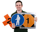 Military Fire Division Placards