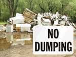 No Dumping Signs