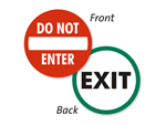 Do Not Enter Window Decals