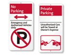 iParking No Parking Signs