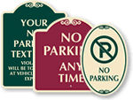 No Parking Signature Signs