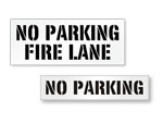 No Parking Stencils