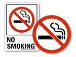 No Smoking Decals