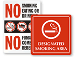 No Smoking Signs