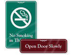 No Smoking Signs