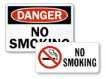 No Smoking Signs