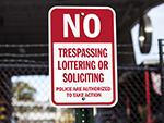 No Soliciting Signs