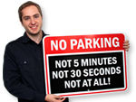 Funny Parking Signs