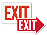 Office Exit Signs