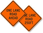 One Lane Road Ahead