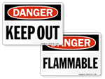 Custom Danger Signs