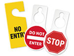 No Entry Door Tags