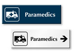 Paramedics Door Signs