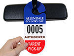 Parent Pick Up Tags