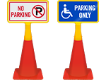 ConeBoss Parking Signs for Traffic Cones