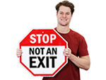 No Exit Sign