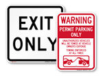 Parking Lot Signs