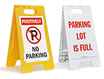 Mini Fold Up Parking Signs