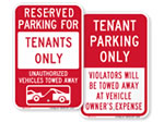 Tenant Parking Signs