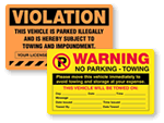 Parking Violation Stickers