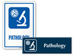 Pathology Door Signs