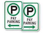 Pay Parking Signs