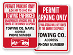 Permit Parking Only