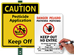 Pesticide Signs