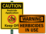 Pesticide Warning Signs