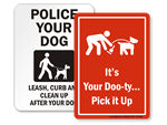 Pet Waste Signs