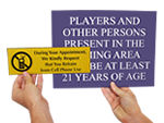 Custom Plastic Signs