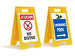 Portable Pool Signs