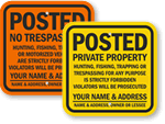 Posted Signs