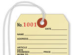 Pre Numbered Tags