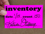 Fluorescent Inventory Labels