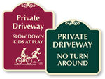 Private Driveway Signs