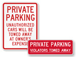 Private Parking Signs