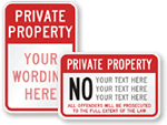 Private Property Sign