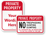 Private Property Signs