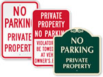 Private Property No Parking