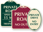 Private Road Signs