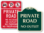 Private Road Signs