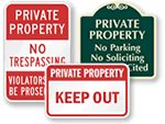 Private Property Signs