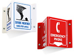 3D Projecting Emergency Signs