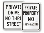 Property Signs